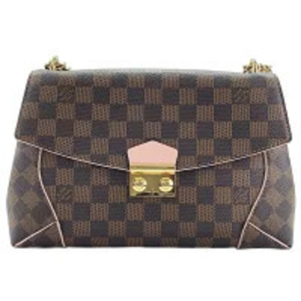 Louis Vuitton Kaisa Clutch Shoulder Bag Brown